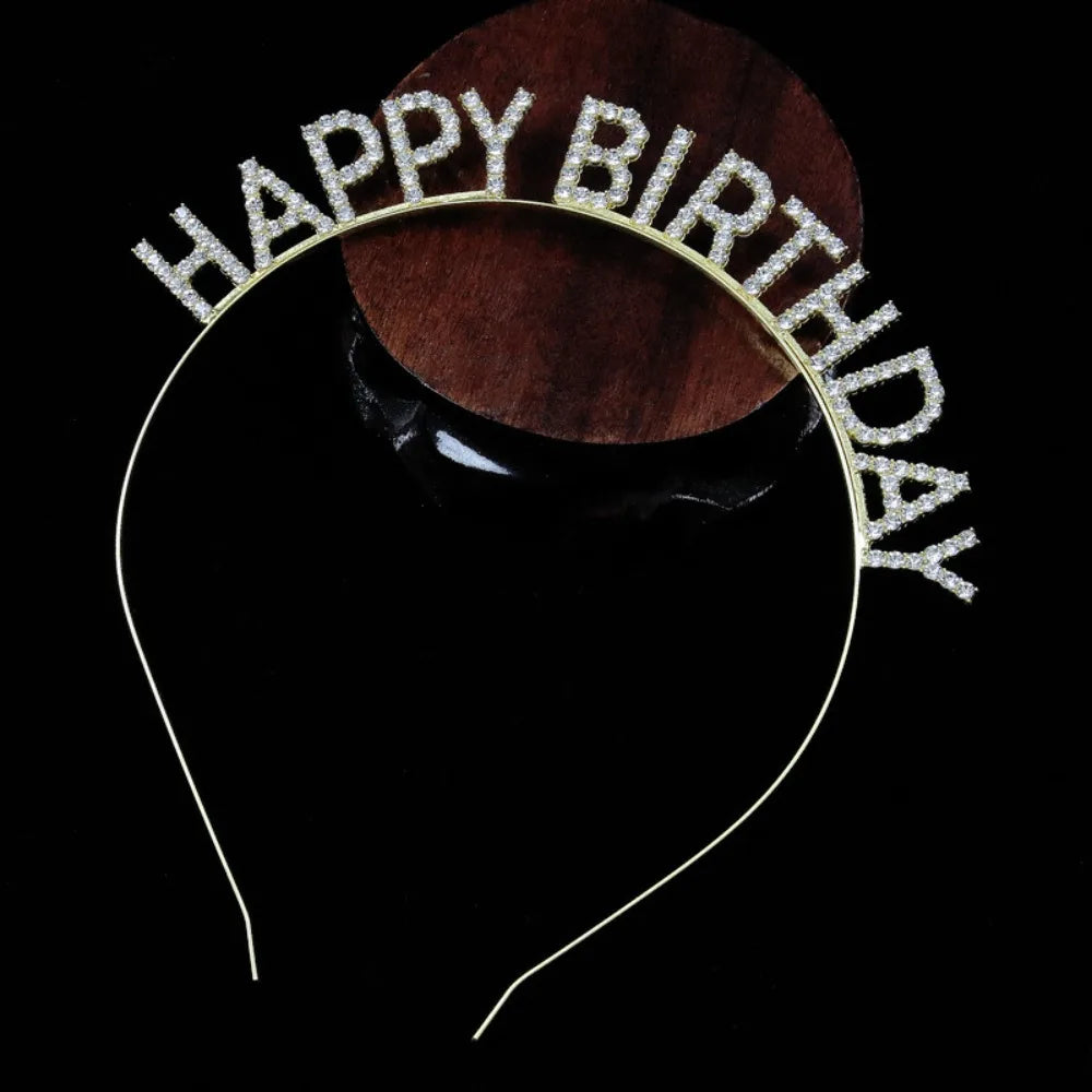 Happy Birthday Lettered Headband