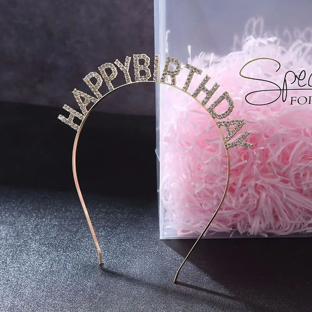 Happy Birthday Lettered Headband