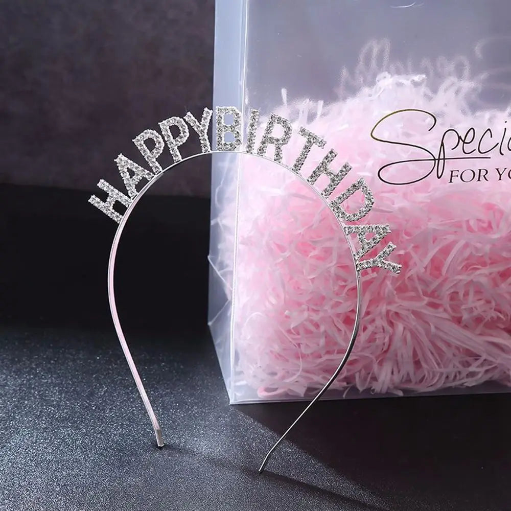 Happy Birthday Lettered Headband