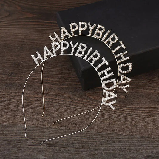 Happy Birthday Lettered Headband